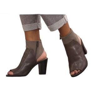 Donald J. Pliner Kleo Open Toe Ankle Cuff Leather Bootie Size 9.5